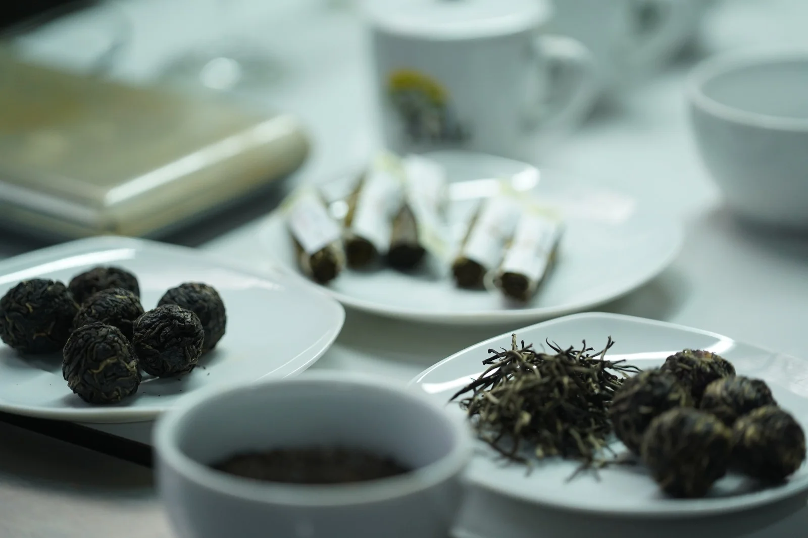 Hand-rolled artisan tea balls crafted by local village women